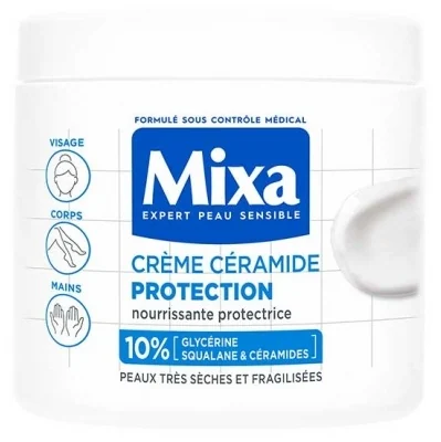 Mixa Creme Ceramide Protection 400ml – Soin Hydratant & Protecteur