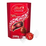 Lindt Lindor Chocolat au Lait 200 g – Plaisir Onctueux et Fondant