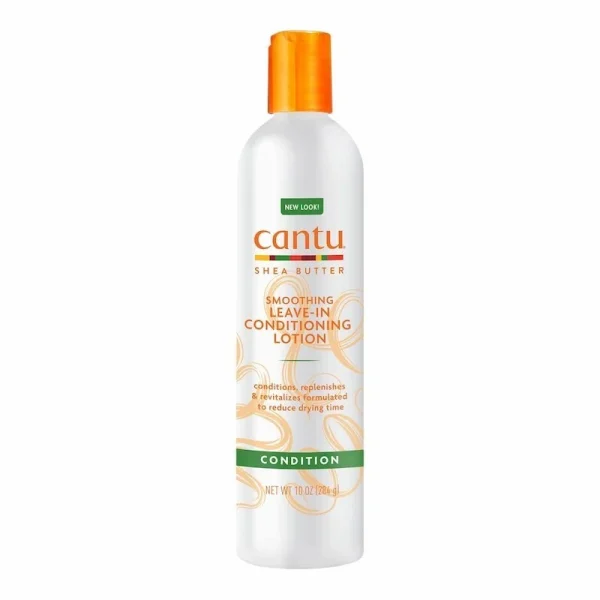 Cantu Shea Butter Lotion Capillaire Sans Rinçage Lissante 284g – Soin Hydratant Cheveux Bouclés
