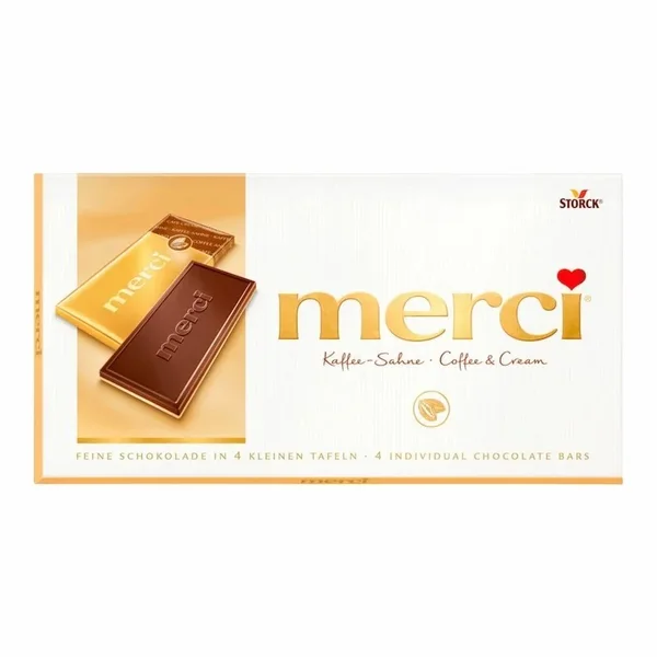 Merci Chocolate Bars Cafe cream 100g
