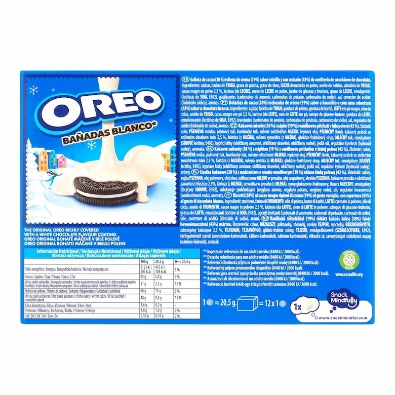 Oreo Biscuits Enrobés de Chocolat Blanc X6pcs — vue 2