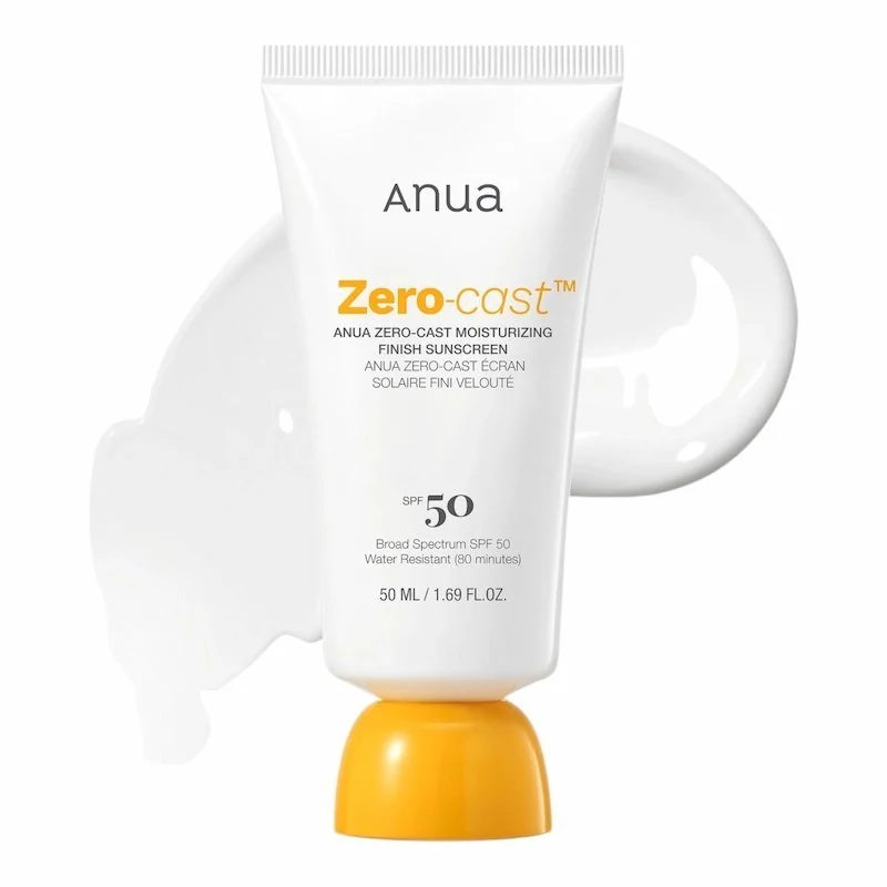 Anua Zero Cast Moisturizing Finish Sunscreen SPF 50 – 50 ml