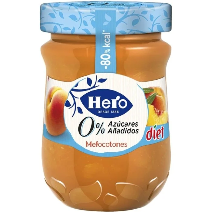 Hero Confiture De Pêches Diététique – 280g