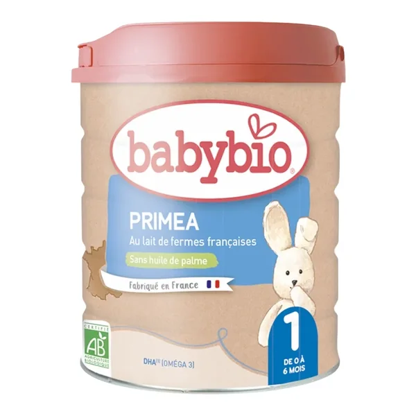 Babybio Primea 1 800g Original | Lait Infantile Bio 0-6 Mois Prix Maroc & Livraison Rapide