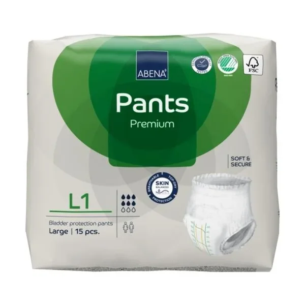 ABENA Pants Premium L1 – 15 pièces