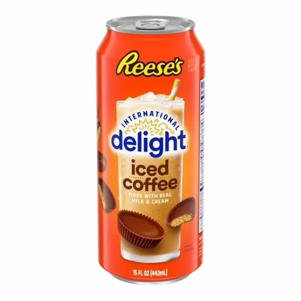 International Delight Reeses Iced Coffee – Boisson Cafe Glacee Chocolat et Beurre de Cacahuète 455ml