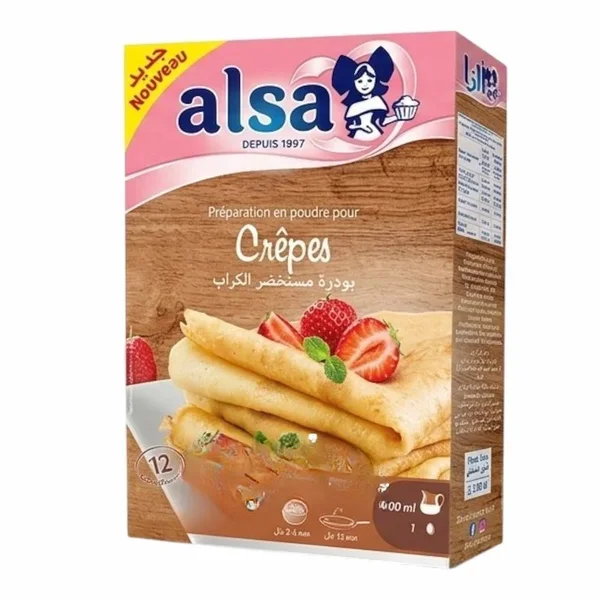 Alsa Preparation Crepes 240 g – Pâte à Crêpes Facile et Rapide