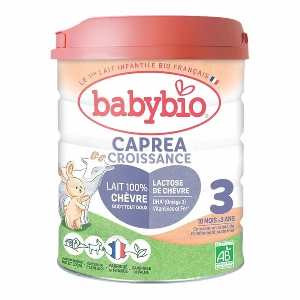 Babybio Caprea 3 Lait de Chevre 10 Mois à 3 Ans – 800g