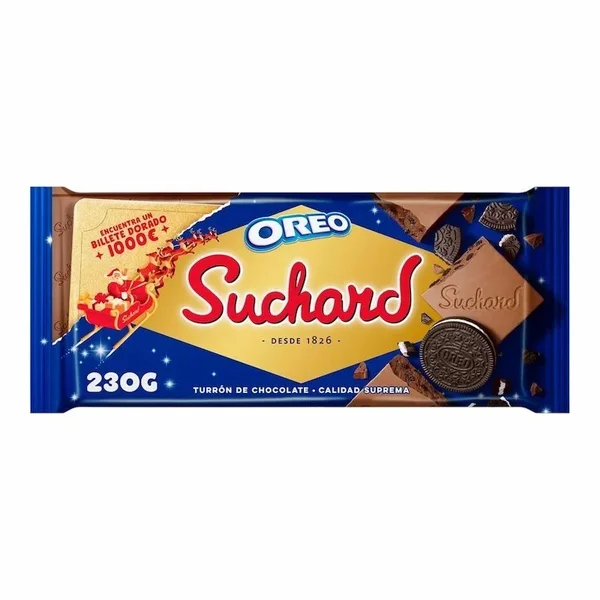 Oreo – Suchard Turron Chocolat au Lait & Biscuit Oreo 230 g