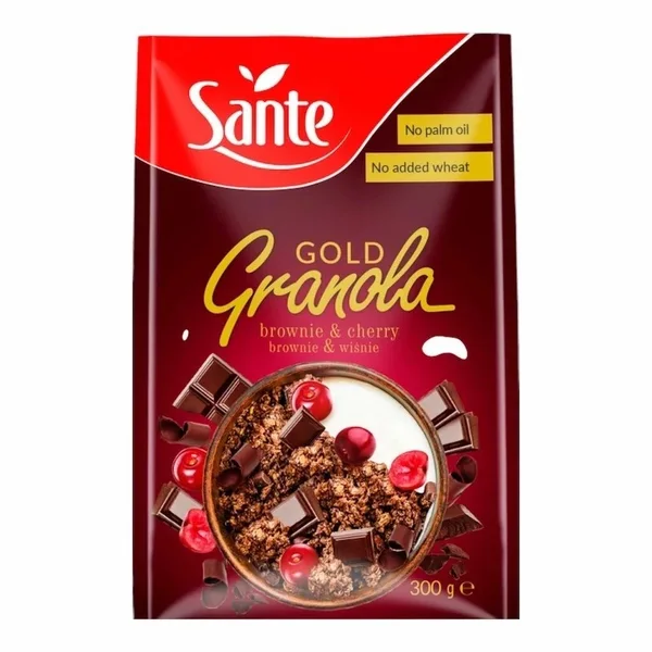 Santé – Granola Gold Brownie Cerise Sante – 300g