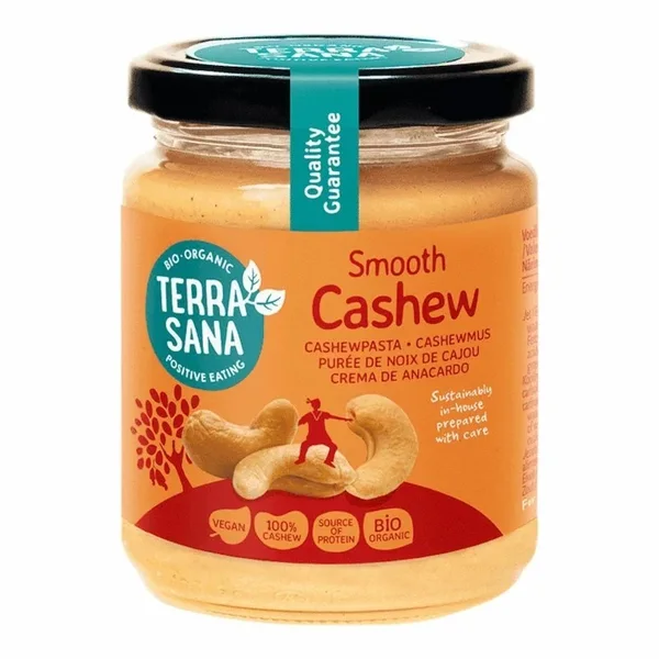Terrasana Puree de Cajou Bio 250 g – 100 % Noix de Cajou Naturelles
