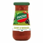 Panzani – Sauce Olive & Basilic Panzani 400g – Recette Méditerranéenne aux Tomates, Olives Noires et Basilic
