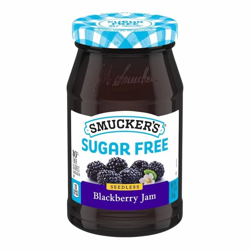 Smucker's – Smuckers Confiture de Mures Sans Sucre et Sans Graines 360g – Douceur Naturelle et Saveur Authentique
