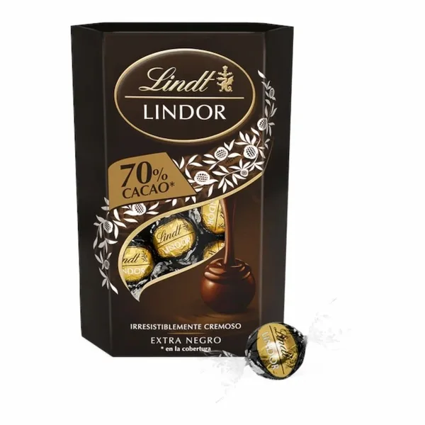 Lindt Lindor Chocolat Noir 70% Cacao – 200 g