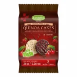 Lestello – Galettes de Quinoa au Chocolat Noir & Cerise 36g – Snack Sans Gluten