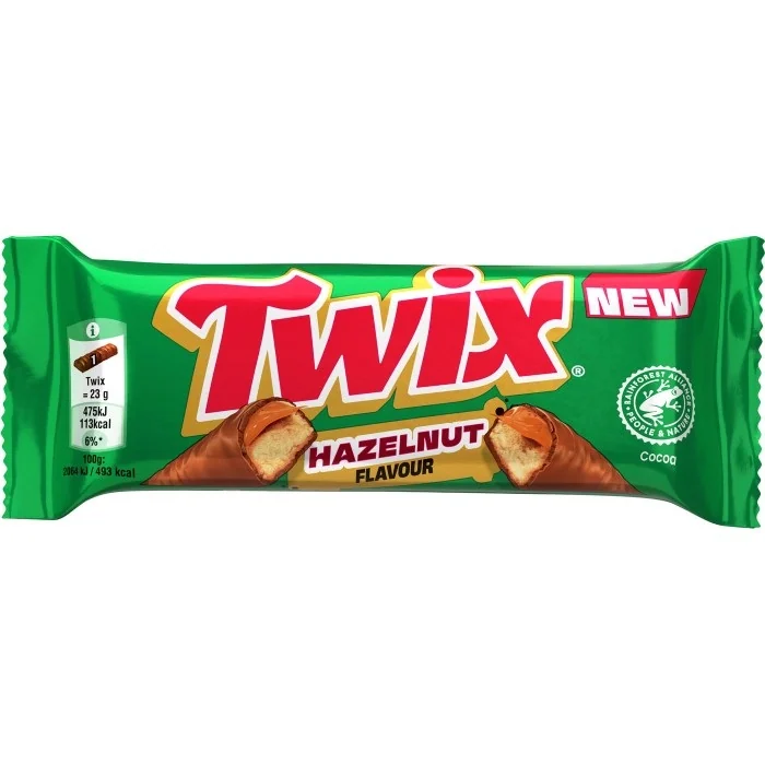 Twix Saveur Noisette – Barre Chocolatée au Chocolat Caramel & Noisette