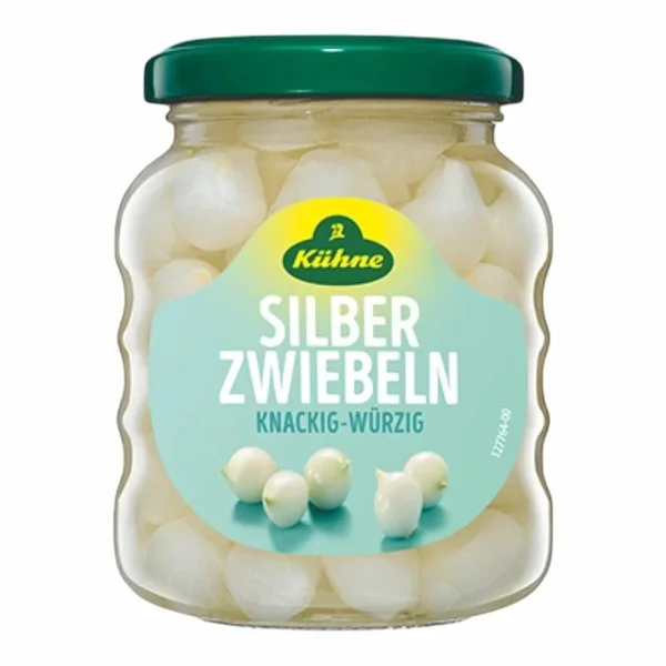 Kuhne Silber Zwiebeln – Oignons au Vinaigre – 330g