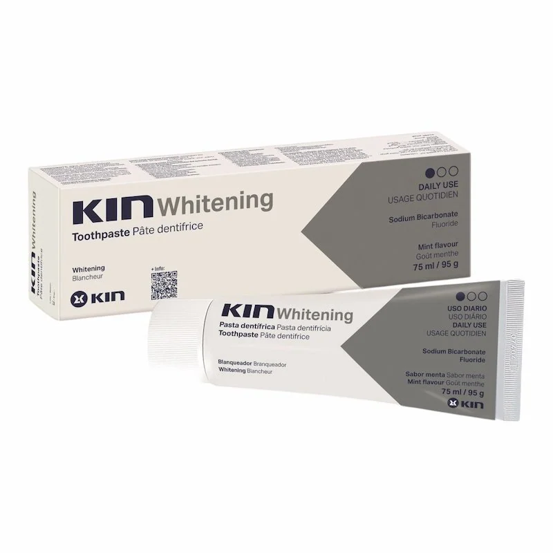 KIN Whitening Dentifrice – 75 ml – Dentifrice Blanchissant Efficace