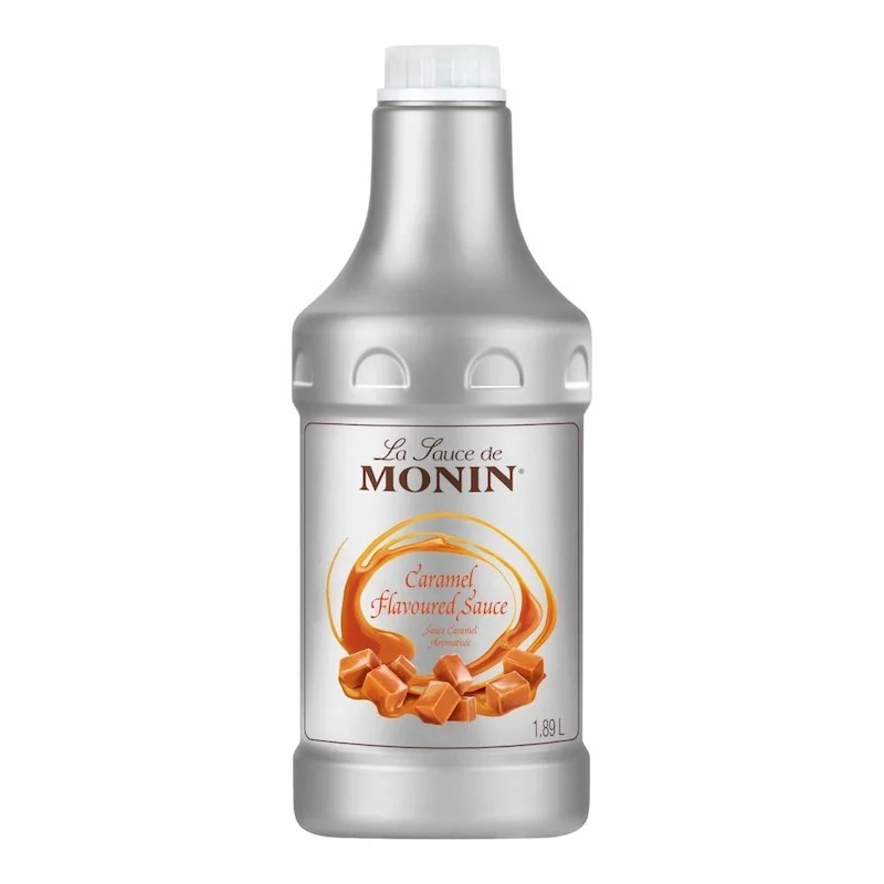 Monin Sauce Caramel 1,89L – Sauce Onctueuse pour Boissons, Glaces & Dessert — vue 2
