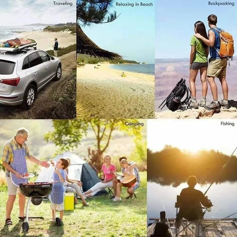 Chaise de Plage Pliable Camping – Confort & Transport Facile — vue 3
