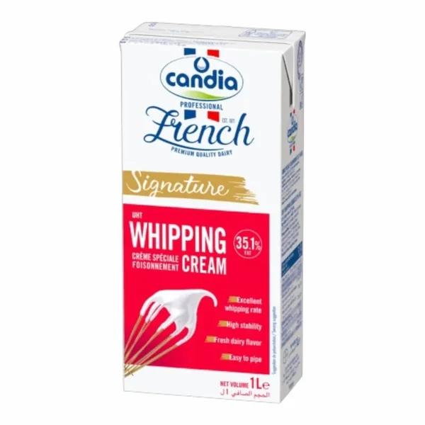 Candia – Creme Fouettée UHT Candia 35% – 1L