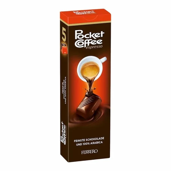 Ferrero Pocket Coffee 5 Pièces Chocolat & Café Espresso