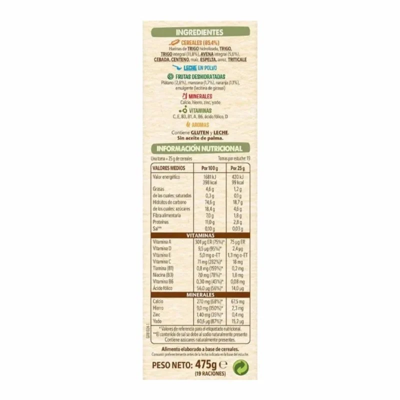 Nestle 8 Cereales avec Fruits des 6 mois – 475 g | Cereales Instantanees pour Bébé — vue 2