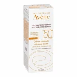 Avene Creme Minerale SPF 50+ 50ml – Tres Haute Protection pour Peaux Intolérantes – Ecran Solaire Minéral