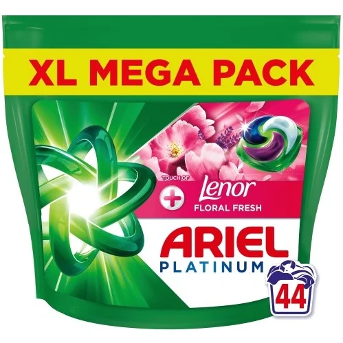 Ariel Platinum PODS Floral Fresh 44 Capsules | Detergent Lessive Capsules Haute Performance