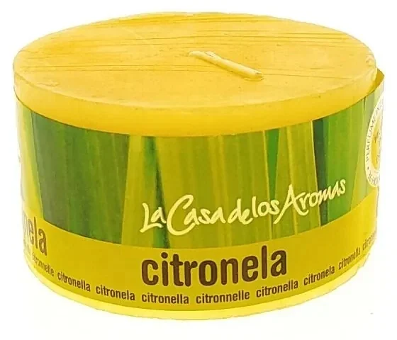 La Casa De Los Aromas Vela Citronela 250g – Bougie Parfumee Anti Moustiques