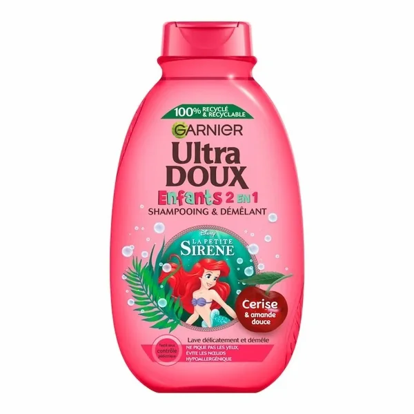 Garnier Ultra Doux Shampoing 2 en 1 Enfants – Cerise & Amande Douce 400ml