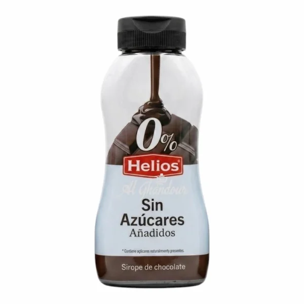 Helios Sirop de Chocolat Sans Sucres Ajoutés 270g – Sauce Chocolat Light