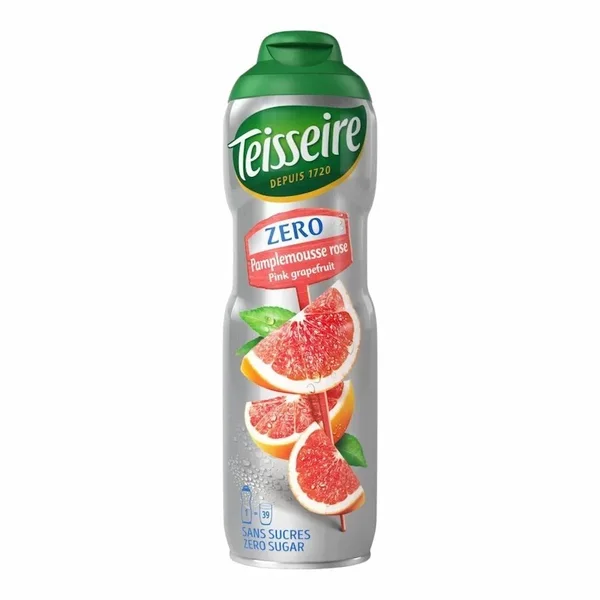 Teisseire Sirop Pamplemousse Rose Sans Sucre 600 ml