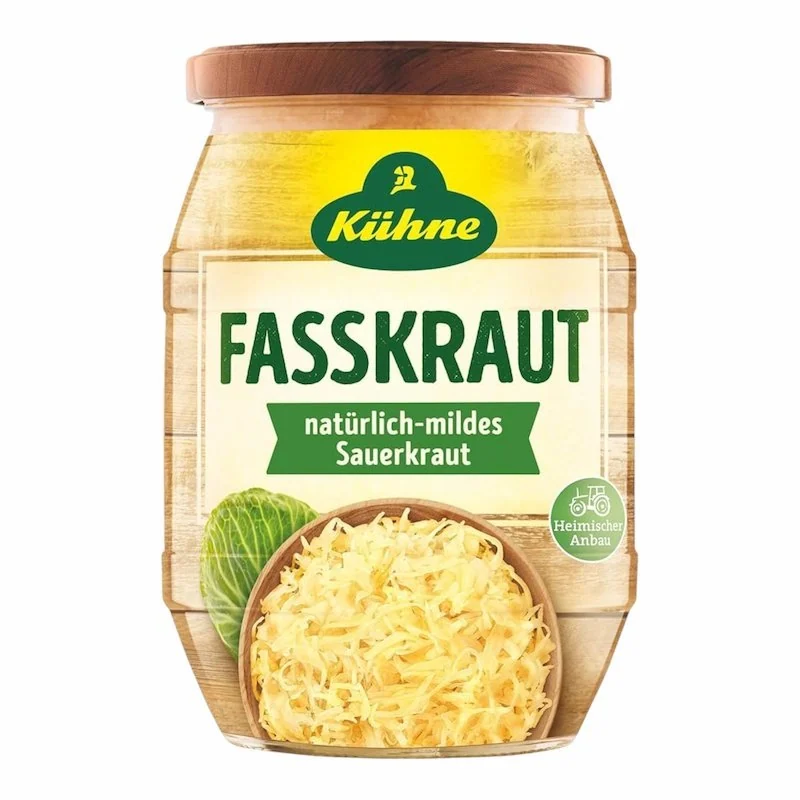 Kuhne – Choucroute Kuhne 400 g – Chou Fermente de Qualite Superieure
