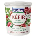Kaiku Kefir Fraise et Grenade 350 g – Yaourt Fermente Probiotique