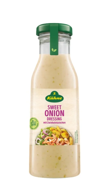 Kuhne Sweet Onion Dressing 250 ml – Sauce Salade Oignon Doux & Saveur Sucrée