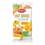 Emco Fruit Snake Mangue Sans Sucre Ajouté 10g – Snack Fruitée à la Mangue – Sans Sucre Ajouté