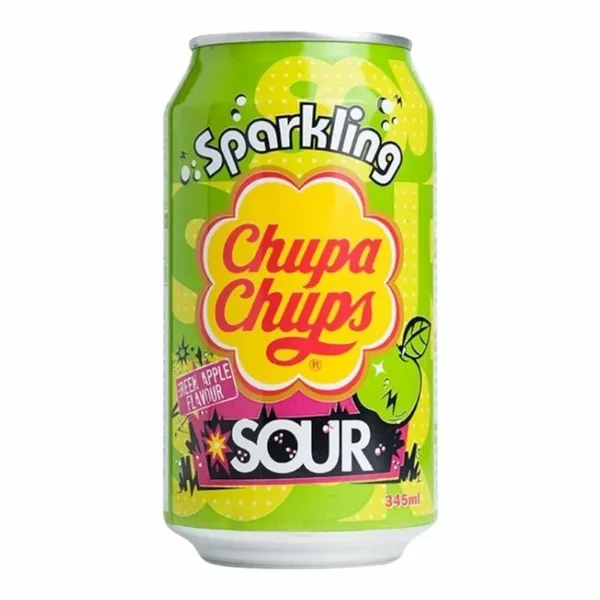 Chupa Chups SOUR Sparkling Green Apple 345 ml