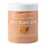 Keratine Queen – Keratin Queen Gommage Orange 300 g – Exfoliant Corps Eclat & Peau Douce