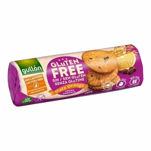Gullon Biscuits Sans Gluten à lAvoine et à l Orange – 180g
