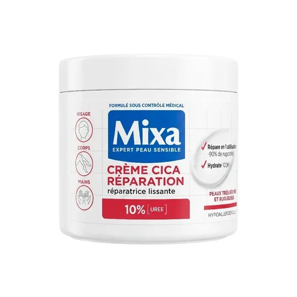 Mixa Creme Cica Reparation 10% Uree 400ml – Soin Reparateur & Hydratant