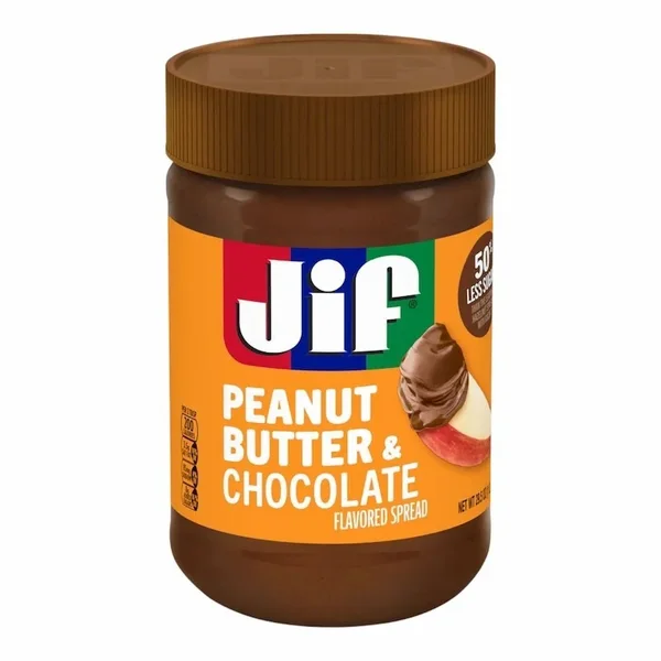 Jif Peanut Butter And Chocolate Flavored Spread 440g – Pâte à Tartiner Arachide & Chocolat