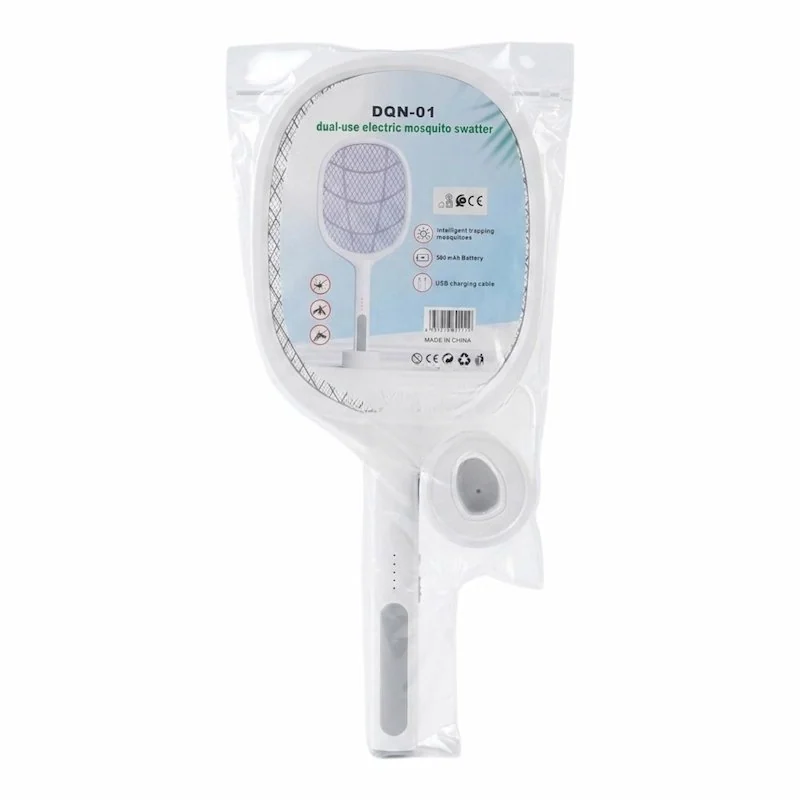 Raquette Electrique Anti Insectes Rechargeable – Protection Efficace Contre les Moustiques