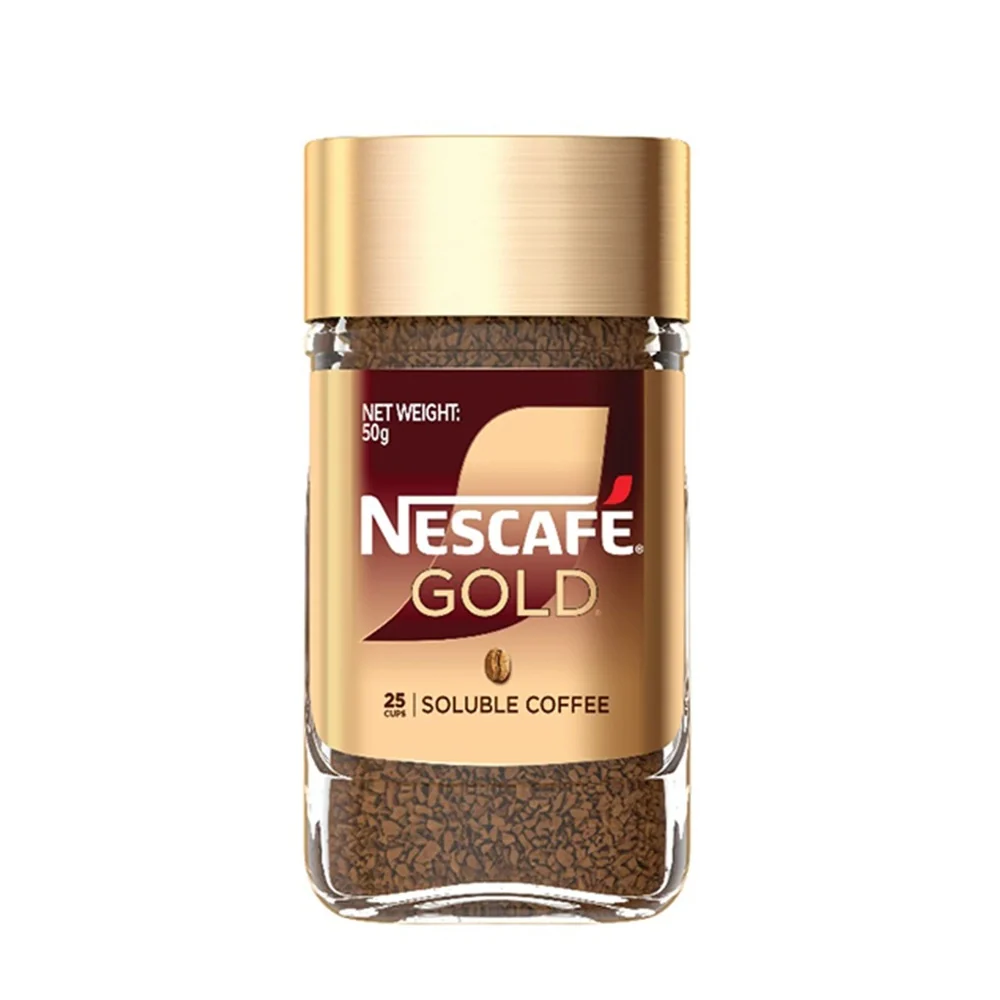 NESCAFE Gold Cafe Soluble 50g – Cafe Instantané Premium