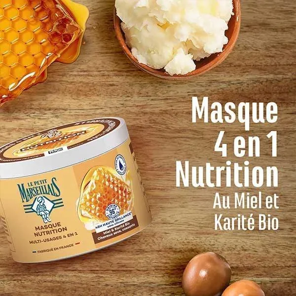 Le Petit Marseillais Masque Soin Capillaire Nutrition Multi Usage 4en1 – 370ml — vue 2