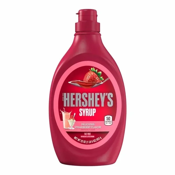 Hershey’s – HERSHEYS Sirop de Fraise 623 g – Douceur Fruitée pour Desserts et Boissons