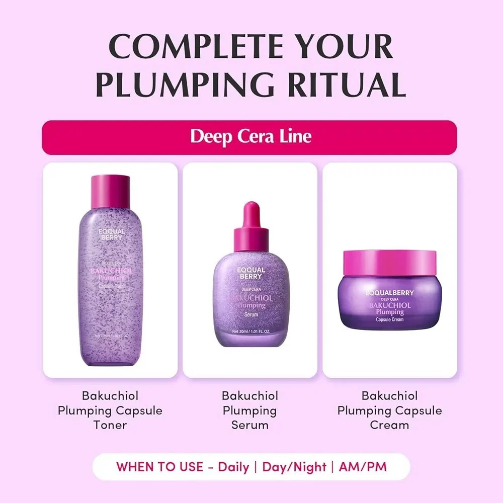 EQQUALBERRY Bakuchiol Plumping Capsule Toner 150ml – Tonique Repulpant & Anti Age Doux | Eclat & Hydratation — vue 2