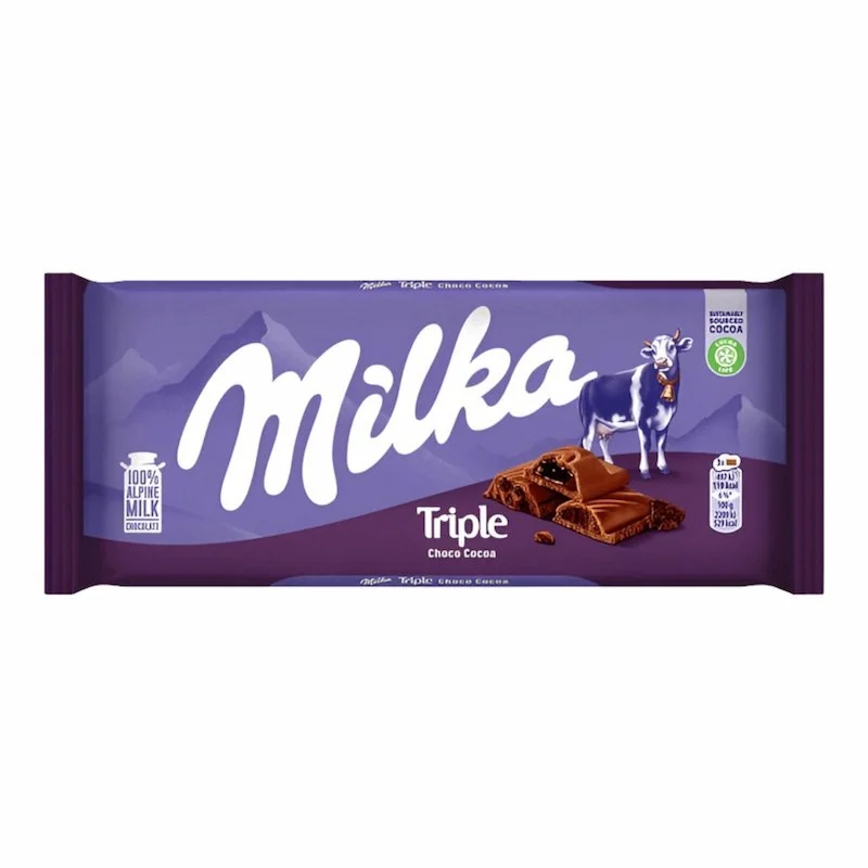 Milka Triple Choco Cacao 90g