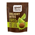 Good Calories Delight Bites Cacao & Citron Vert 65g – En cas Vegetal Sans Sucres Ajoutés