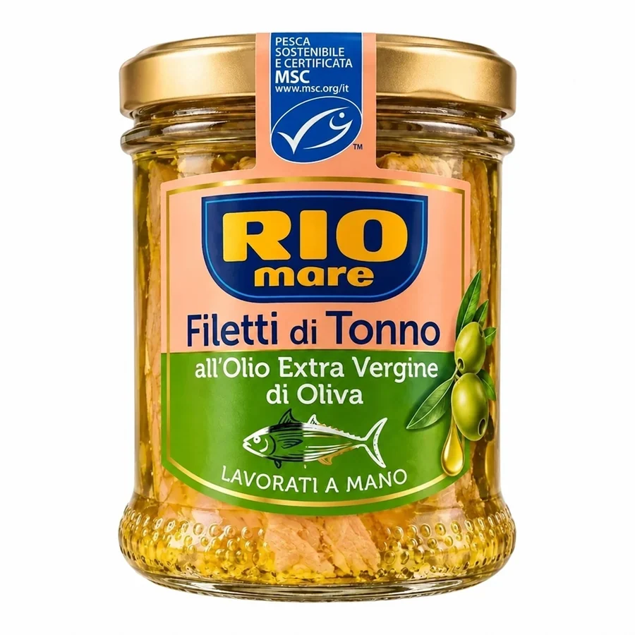 Rio Mare Filets de Thon à lHuile dOlive Vierge Extra 180g